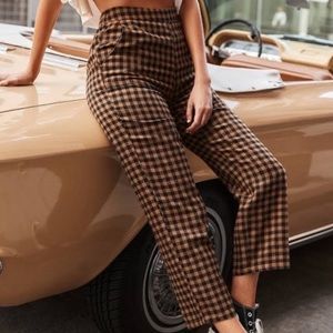 12th tribe X Salty blonde plaid pants NWT Medium